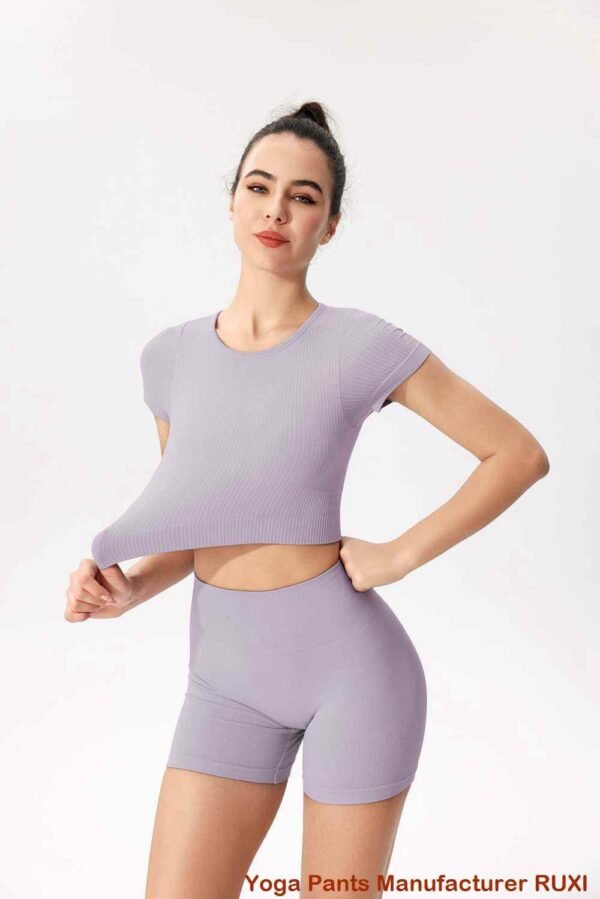Lekkie  oddychające legginsy do ćwiczeń Sheer RUXI pl478