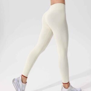 Damskie czarne legginsy z kieszeniami RUXI pl325