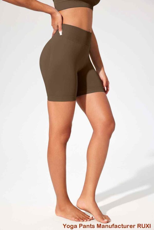 Granatowe legginsy sportowe z wysokim stanem RUXI pl369