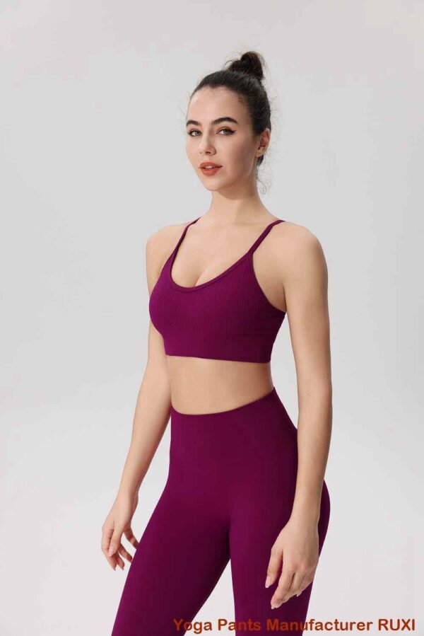 Damskie spodnie sportowe z kieszeniami RUXI pl465