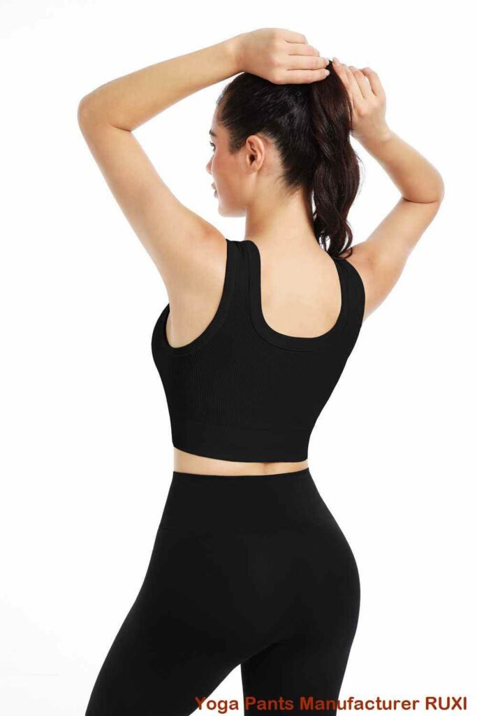 Wysokie szorty gimnastyczne dla kobiet RUXI pl1755