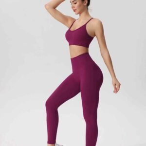 Leginsy Capri Plus Size z kieszeniami RUXI pl301