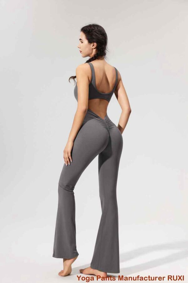 legginsy sportowe z wiązaniem w pasie RUXI pl931